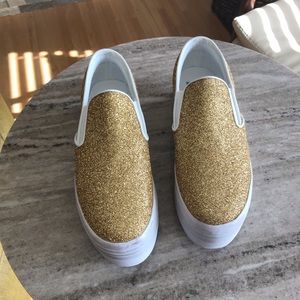 Jeffrey Campbell Glitter Platform Sneakers